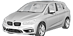 BMW F45 P1C8C Fault Code